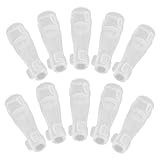 TOPBATHY 10 Stück Teiliges Transparente Make up pinsel Schutzkappen...