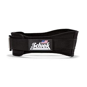 IRON GAME Schiek 2004 Lifting Belt Black Medium (Black, Small)