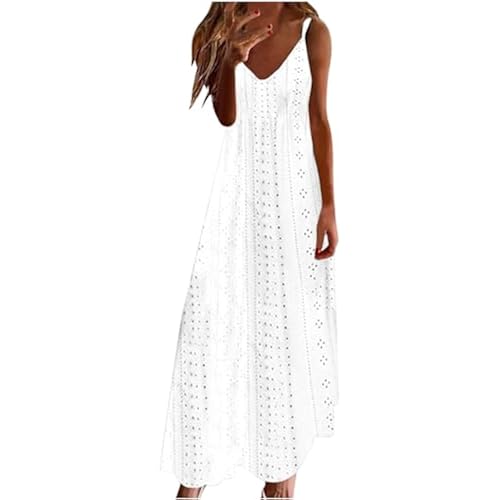 Ceboyel Women Floral Spaghetti Strap Sundress Casual Summer Long Maxi Dress Vneck Sexy Boho Dresses Trendy Beach Clothes