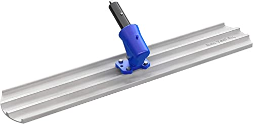 Bon Tool 82-423 Bull float - Magnesium 42-inch X 8-inch Round End - With Wormgear Bracket