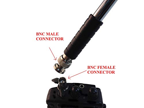 Anteenna Tw-999Bnc Bnc Male Handheld Antenna Scanner Antenna (20-1300Mhz) With Bnc Male Connector For Scanner Radio And Frequency Counters #TOP5