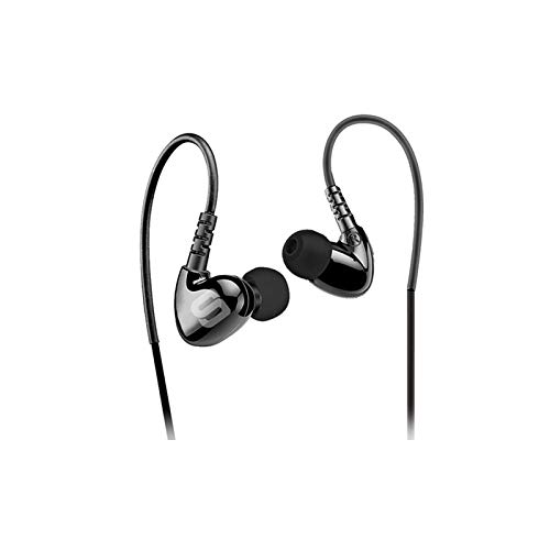 Soundbot SB302 Secure Fit Sports Active Earphone for Smartphone, Tablets, MP3 Players - Black