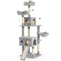 Amazon.co.jp: AIFY キャットタワー 大型猫用 多頭飼い 省スペース