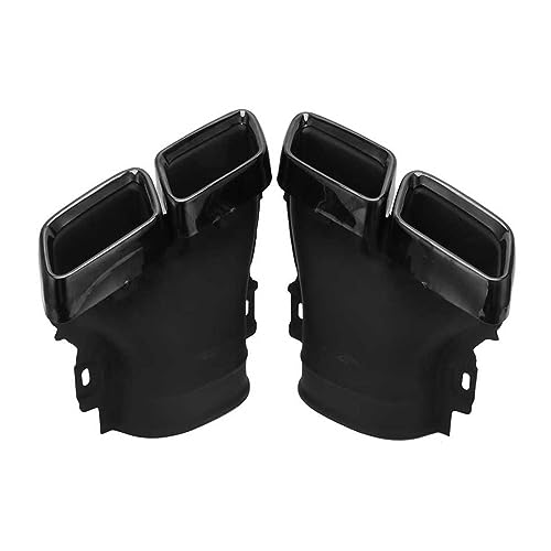 Muffler Tip For Mercedes For AMG E63 W213 Pre‑Facelift 2017 2018 2019 2020 Car Black Chrome Stainless Steel Quad Exhaust Tips