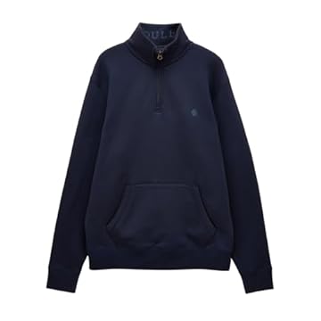 Joules Felpa Jenkins con zip a un quarto, Marina Militare, XXL