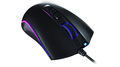 Mouse Gamer King Cobra USB 2.0 24000DPI Preto RGB Redragon - M711-FPS glide