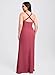 Tukomu Women's Chiffon Mermaid Bridesmaid Dresses with Straps Square Neck Sleeveless Purple Formal Evening Dress Size 16