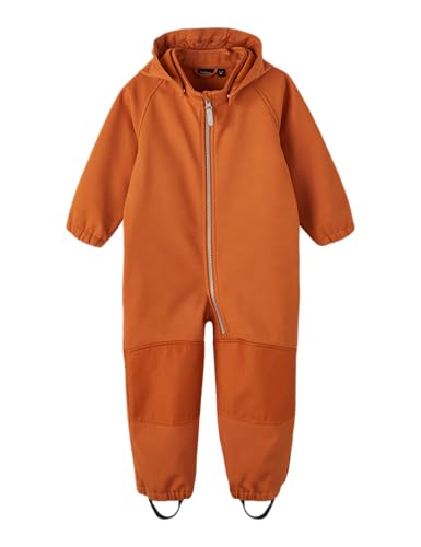 NAME IT Boy's NMMALFA Suit Magic FO TB Schneeanzug, Orange (Autumnal), 92