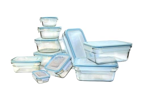 New Snaplock Lid: Tempered Glasslock Storage Containers 20pc set~Microwave & Oven Safe