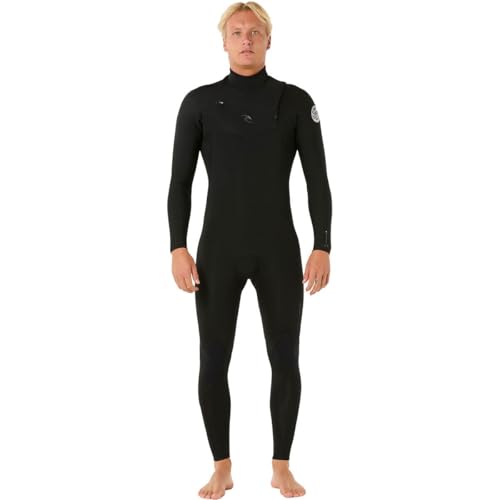 Rip Curl, Dawn Patrol 3/2 Chest-Zip Full Wetsuit - Men's, Black, MT