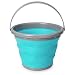 Navaris Cubo Plegable para Camping - Balde de Agua con asa de...