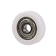 CNBTR 6x26x8mm flacher kunststoffbeschichteter abgedichteter Lagerstahl 626ZZ Führungsrolle Schiene Kugellager Rad 4er Pack