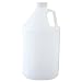 Firefly Bulk Empty HDPE Plastic Bottles with Childproof Caps - 1 Gallon (128 Ounces) - Case of 4 - for Liquids