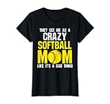 Photo Gallery donna mi vedono softball mamma softball mamma softball giocatore maglietta Photo Gallery donna mi vedono softball mamma softball mamma softball giocatore maglietta