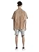 Aelfric Eden Mens Cotton T-Shirts Oversized Unisex Short Sleeves Wash Baggy Casual Tees Workout Solid Summer Tops Sand