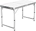 Produktbild DXP Campingtisch Klapptisch höhenverstellbar Tisch 100x60x73/80/87/94 cm Tapeziertisch Falttisch MDF Tischplatte