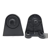 TENDESIGN Piastra Affiancata in Alluminio per Tende da Sole - Supporto Doppio per Bracci Estensibili 10x7,5x10,2 cm - Staffa di Ricambio - Colore Antracite - 1pz
