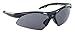 Diamondbacks Safety Eyewear | Black Frame, Gray Lens, One Size | Polycarbonate, Scratch Resistant, Anti-Fog, High-Impact, Non-Slip, Wrap-Around, 99.9% UV Protection | 540-0201