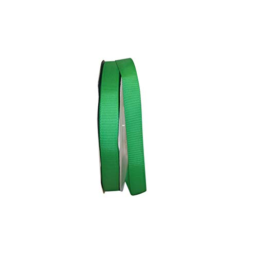 Reliant Ribbon 4900-510-05C Grosgrain Style Ribbon, 7/8 Inch X 100 Yards, Emerald Green