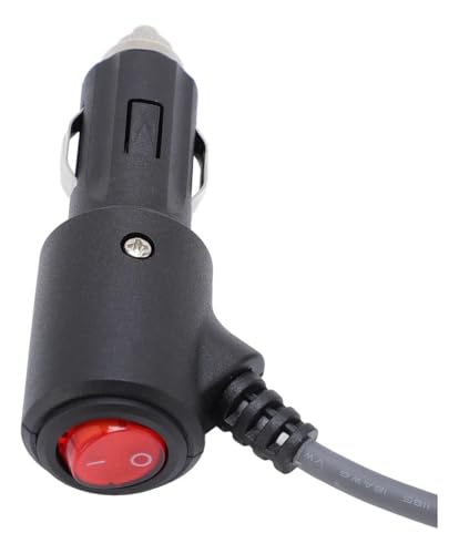 Adaptador Automotivo 12V/24V com LED, Fusível e Botão Liga/Deslig...