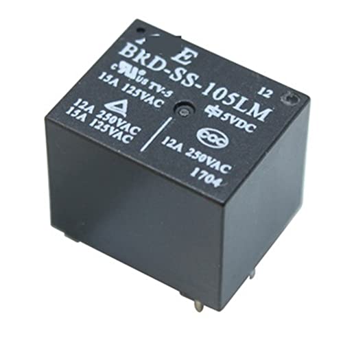 Relé miniatura BRD-SS-112LM de 12V con alta capacidad de conmutación 12A para PCB