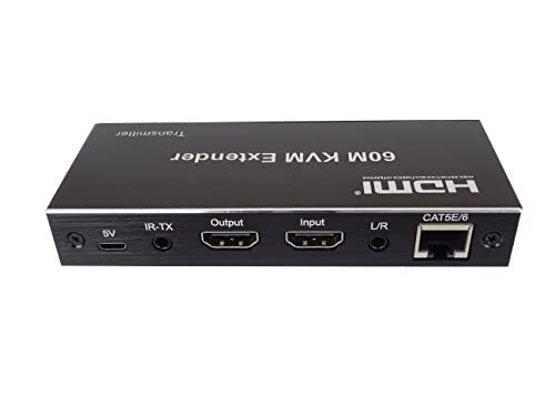 Extensor HDMI KVM que soluciona la pérdida de señal de vídeo a larga distancia con USB 7