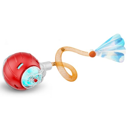 Jkanti Interactive Self-Rolling LED Cat Ball (Rechargeable USB)