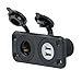 Marinco ParkPower Sea Link Deluxe Dual USB Charger Receptacle 12-24V Combo