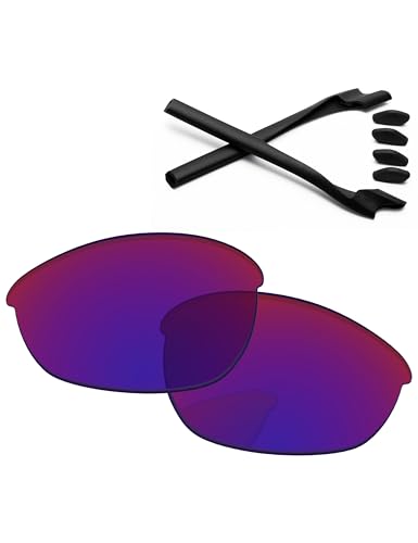 Image of Replacement Lenses & Rubber Kits for Oakley Half Jacket 2.0 OO9144 62mm - Precision Fit, UV Block, Impact Resistant