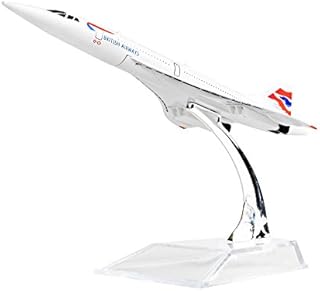 Diecast Plane 1:400 BRITISHF-BVFB Concorde Metal 16cm Plane Model Office Decoration or Gift by LESES