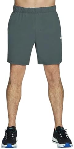 Skechers Men's Board Shorts, Black/Charcoal, Large