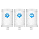 WINGSOL WINGSOL Faucet Water Filter Stainless-Steel Reduce Chlorine, PFAS, Japan PAC Filter Improve Taste, Faucet Filters for Faucets-Fits Standard Faucets (PAC-3P)