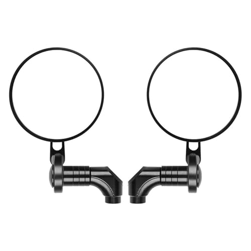 Rétroviseur moto universel pour guidon avec miroir rotatif et réglable