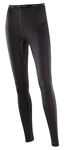 ColdPruf Women's Premium Performance Single Layer Bottom, Black, Medium