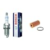 Bosch FR5KPP332S – Bougies d’Allumage Double Platinum – 1 Bougie & P9243 – Filtre à huile auto