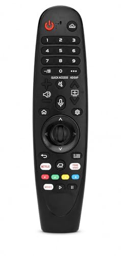 Image of LG TV Remote Compatible with LG Magic Smart Android WebOS 4K LED TV Models MR650 MR19BA MR20GA MR21GA MR22GA MR23GA MR24GA, Non-Voice Replacement Remote Control, LED 703 NVC