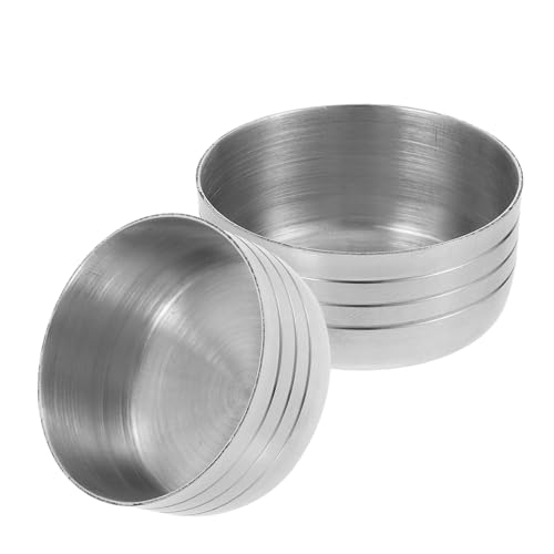 Healeved Tapa de Vaso Mezclador de Acero Inoxidable 2 Unidades, Repuesto para Coctelera de 350 Ml, Cubiertas Antisalpicaduras para Bares, Tiendas de Té y Uso Doméstico