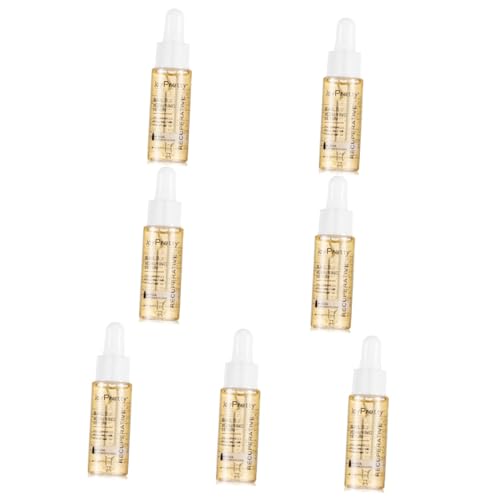 Didiseaon 7 Piezas Esencia de reparación de uñas nails aceite uñas uña del dedo del pie líquido tratamiento de uñas solución de reparación de uñas medicina herbaria china