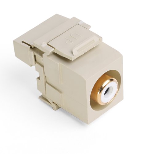 Connecteur RCA Leviton 40735-rwi pour réparer une prise murale audio coupée