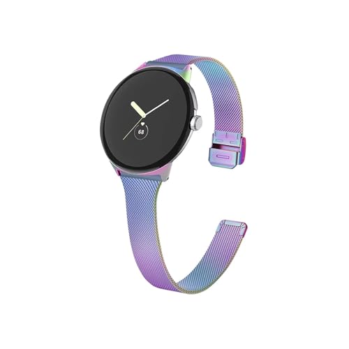 [LOKLNEYK] �~���m���^���X�e�����X�X�g���b�v�ɓK������Google Pixel Watch 2 1(Colorful)