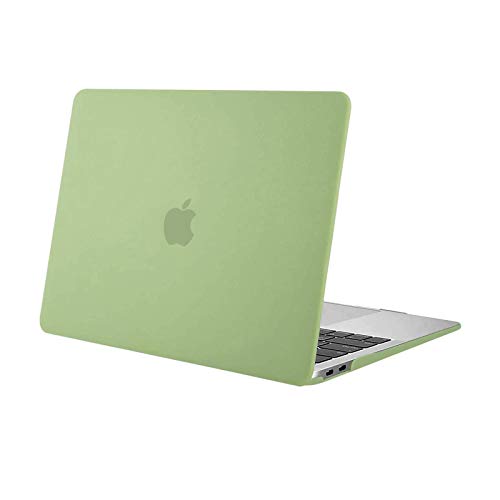 MOSISO MacBook Air 13 inch Case 2020 2019 2018 Release A2179 A1932, Plastic Hard Shell Case Cover Only Compatible with MacBook Air 13 inch with Retina Display, Avocado Green