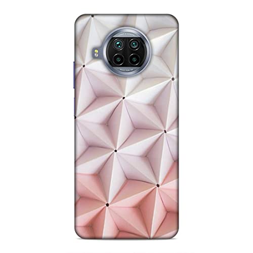 Image of Printed Mobile Back Hard Case Cover for Xiaomi Redmi 10i 5G / Xiaomi Redmi 10T Lite 5G | Pink Stars, Multi Stars Black dot -2180