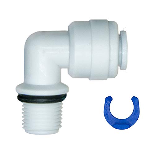 Smarald L - Verbindungsstück Fitting Schnellverbinder 1/4" - 1/8" AG mit O-Ring für Wasserfilter Umkehrosmose Cover