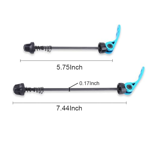 Takelablaze Quick Release Skewers Doble Juego Ejes Rápidos 145/180 mm para Bicicleta de Ruta, Montaña, MTB y BMX miniatura 3