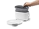 Addis Kitchen Caddy Kompostbehälter, 2,5 l, Weiß/Grau, Kunststoff, 2.5L
