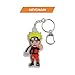 JUST FUNKY Naruto Shippuden Naruto Uzumaki Looksee Collector Box | 5 Official Naruto Collectibles | Includes Wall Canvas, Enamel Pin, Keychain, Acrylic Stand, and Floaty Pen | Collect Them All