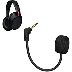 kwmobile Micrófono Compatible con Kingston HyperX Flight/Flight S - Microfono Repuesto para Auriculares Gaming - Negro