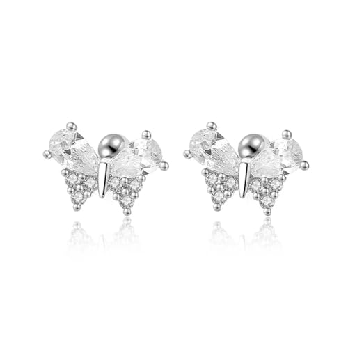 Boucles d'oreilles insecte de goujon anti-allergie pour femmes et fillettes