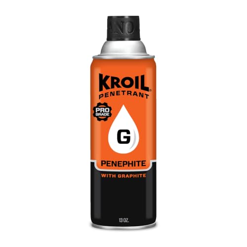 Kroil Penetrant Penephite with Graphite - High-Temperature Penetrating Lubricant Spray for Seized Parts &amp; Machinery - Rust Penetrant &amp; Corrosion Protection Oil - Aerosol - 13 oz (PH132)