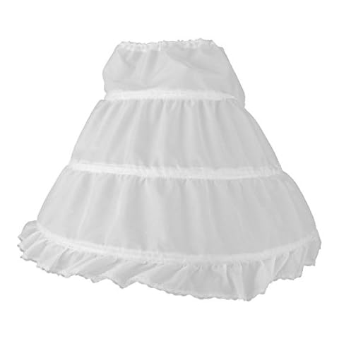 Meet-shop Enagua de Medio Deslizamiento con Adorno de Encaje Cover